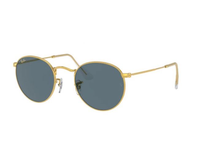 Ray-Ban Round Metal Legend Silver Green Bottol