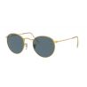 Ray-Ban Round Metal Legend Silver Green Bottol