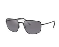 Ray-Ban RB3666 Black Grey Mirror Grey Polar