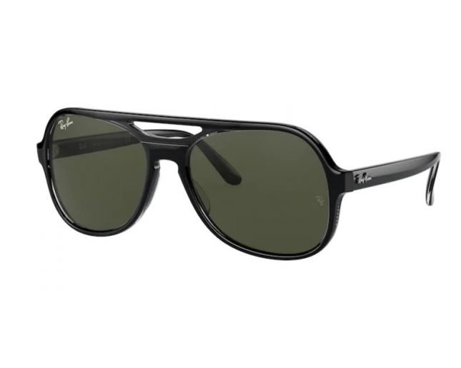 Ray-Ban Powderhorn Black Transparent Black Green