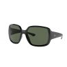 Ray-Ban RB4347 Black Dark Green