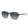 Ray-Ban John Black On Chevron Grey Bur Light Grey Gradient