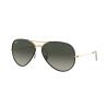 Ray-Ban Aviator Full Color Black On Legend Gold