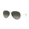 Ray-Ban Aviator Full Color Shiny Gold Grey Gradient 