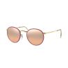 Ray-Ban Round Full Color Light Violet On Legend Pink Mirror Gradient Grey
