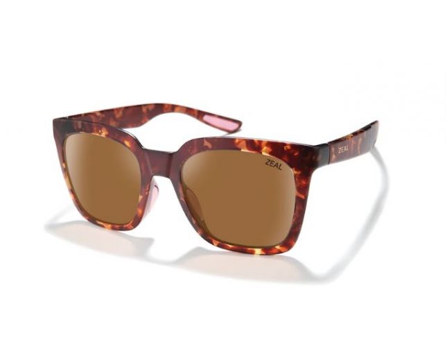 Zael Optic Cleo Plant-Based Matte Tortoise Copper Polarized