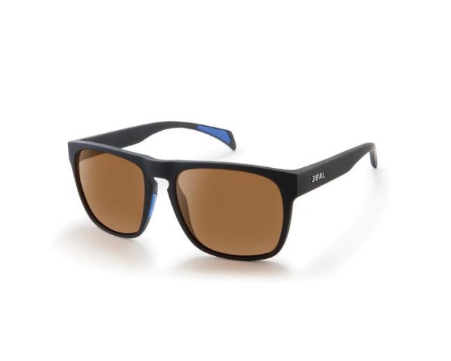 Zael Optic Capitol Plant-Based Matte Black Copper Polarized