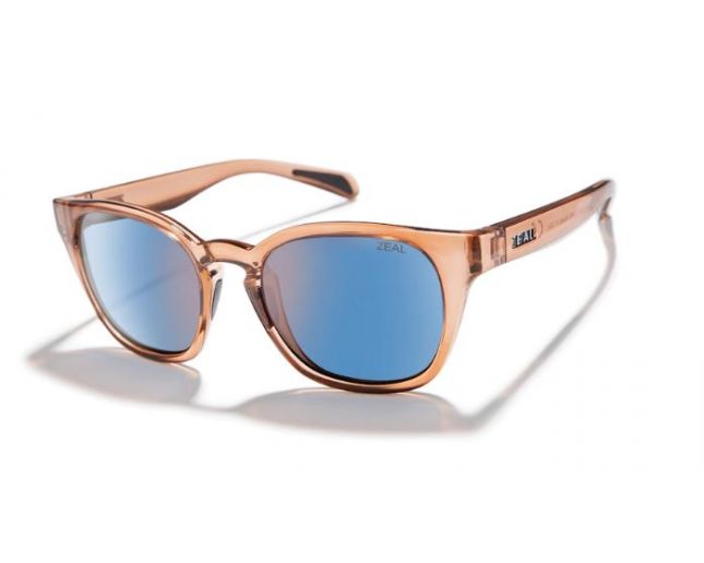 Zael Optic Windsor Plant-Based Camel Horizon Blue Polarized