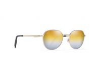 Maui Jim Hukilau Gold Metal Mirror Gold To Silver Polarized