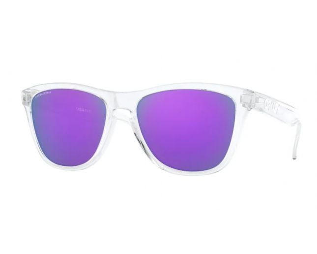 Oakley Frogskins Crystal Clear-Prizm saphire