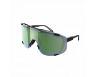 POC Lunette de Soleil - DEVOUR - Uranium Black - Translucent Cat.3 Grey Deep Green Mirror