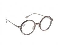 Mou Compagny Light Collection MIARRITZ Lunettes de Vue En Bois Carbone Et Titane Grey