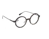 Mou Compagny MIARRITZ Lunettes de Vue En Bois Carbone Et Titane Grey