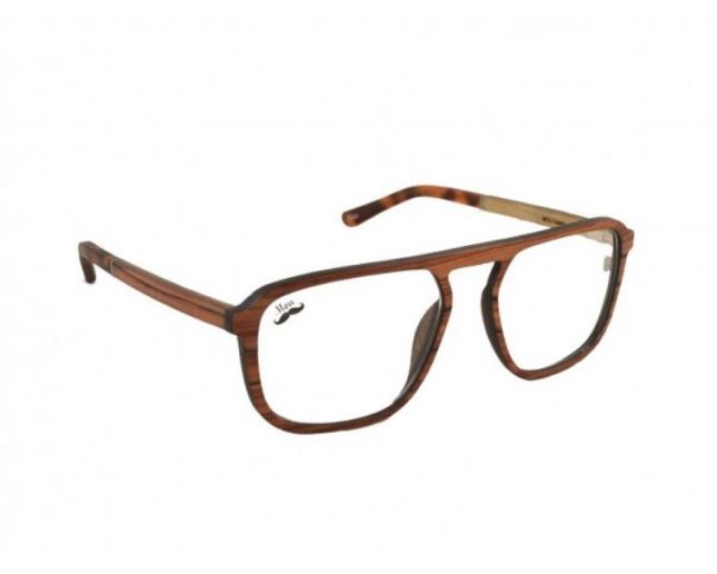 Mou Compagny Brut Collection JATORRI Lunettes De Vue En Bois De Cumaru Et Chene