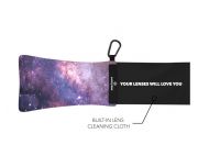 SUNNYSOC Galactic - Etui à Lunettes Souples Et Chamoisine Intégrée