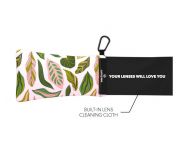 SUNNYSOC Ink - Etui à Lunettes Souples Et Chamoisine Intégrée