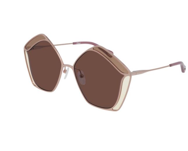 Chloé CH00026SGold Red Peche Lenses