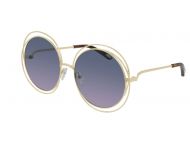 Chloé CH00045S Gold Blue Lenses