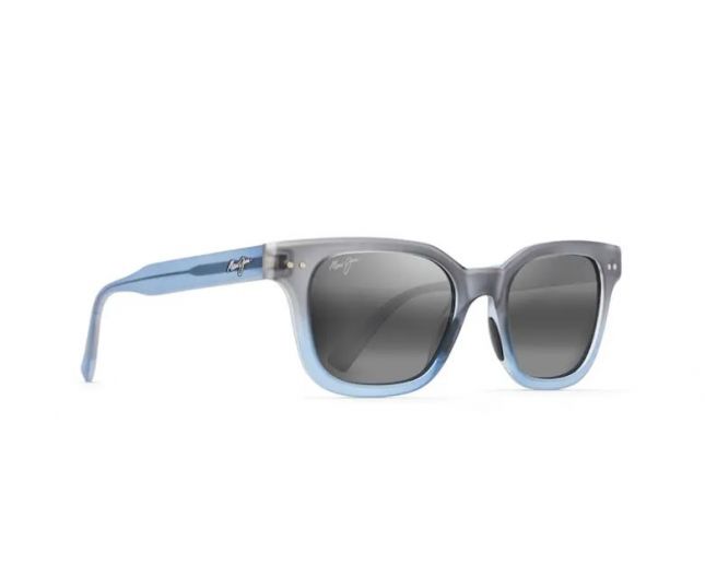 Maui Jim Shore Break Matte Transparent Blue Grey Neutral Grey