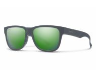 Smith Lowdown Slim 2 Matte Grey Chromapop Polarized Green Mirror