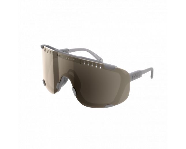 POC Lunette de Soleil - DEVOUR - Moonstone Grey- Clarity Cat.2 Brown Silver Mirror