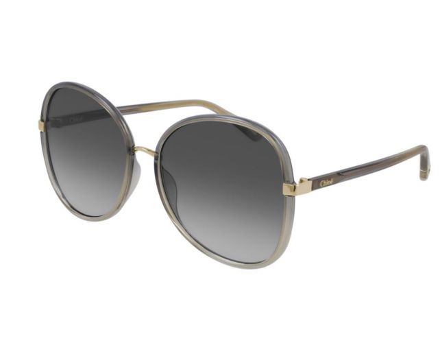 Chloé CH00030S Grey Tranparent Grey Lenses