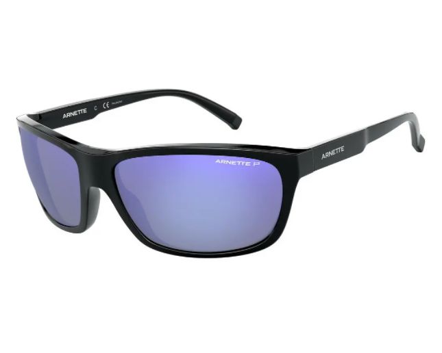 Arnette El Carmen Shiny Black-Polar Dark Grey Mirror Water