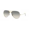 Ray-Ban Aviator Full Color Shiny Gold Grey Gradient 