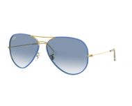 Ray-Ban Aviator Full Color Black On Legend Gold