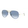 Ray-Ban Aviator Full Color Black On Legend Gold