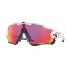 Oakley Jawbreaker Polished white-Prizm road