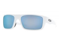 Oakley Drop Point Polished white-Prizm deep water polarized