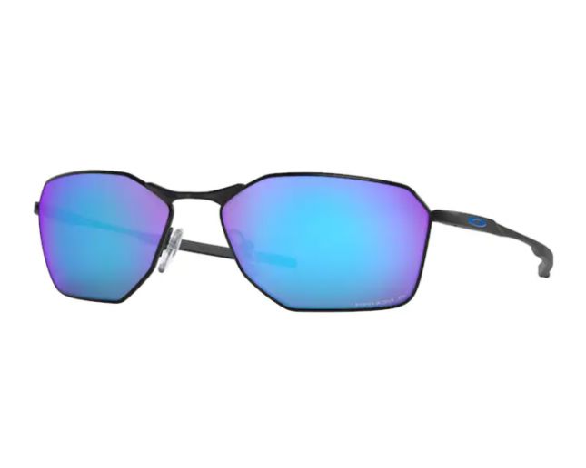 Oakley Savitar Satin Black-Prizm Sapphire Polarized