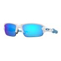 Oakley Flak XXS Polished White-Prizm Sapphire