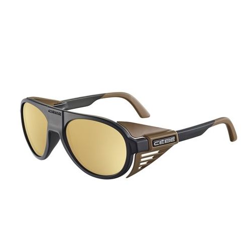 Cébé Kult 130 Anniversary Matte Black - Zone Brown Cat 3 Gold