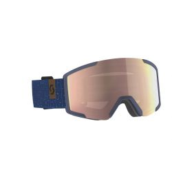 Scott Shield Dark Blue/Majolica Blue Enhancer Rose Chrome