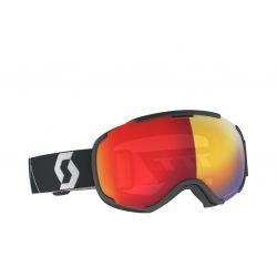 Scott Masque de Ski Faze II LS Mountain Black Light Sensitive Red Chrome