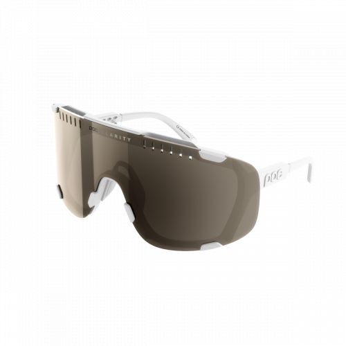 POC Lunette de Soleil - DEVOUR - Hydrogen White - Clarity Cat.2 Brown Silver Mirror