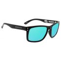 Mundaka Pozz' Matte Black Smoke Green Revo Mirror Polarized