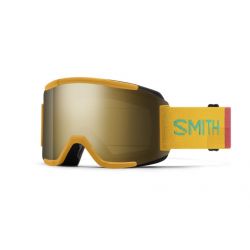 Smith Squad Saffron Landscape 2 écrans ChromaPop Sun Black Gold Mirror & Yellow
