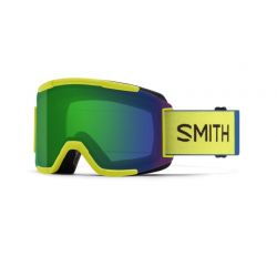 Smith Squad Neon Yellow 2 écrans ChromaPop Everyday Green Mirror & Yellow