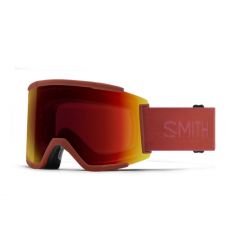 Smith Squad XL Clay Red 2 écrans ChromaPop Sun Red Mirror & ChromaPop Storm Yellow Flash