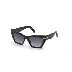 Tom Ford Wyatt Shiny Black Grey Smoke