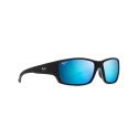 Maui Jim Local Kine - Brun Mat Foncé Matte Black Blue Hawaii Polarized