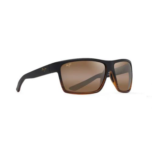 Maui Jim Alenuihaha Dark Brown Stripped Brown HCL Bronze