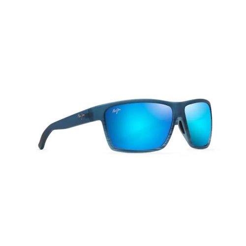 Maui Jim Alenuihaha Grey Black Stripped Blue Hawaii