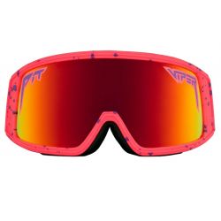 Pit Viper Goggles Midnight Colorway with Purple/Blue Revo Mirror