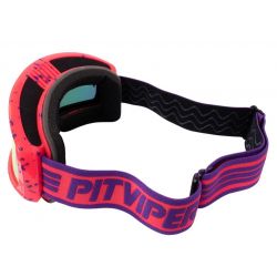 Pit Viper Goggles Midnight Colorway with Purple/Blue Revo Mirror