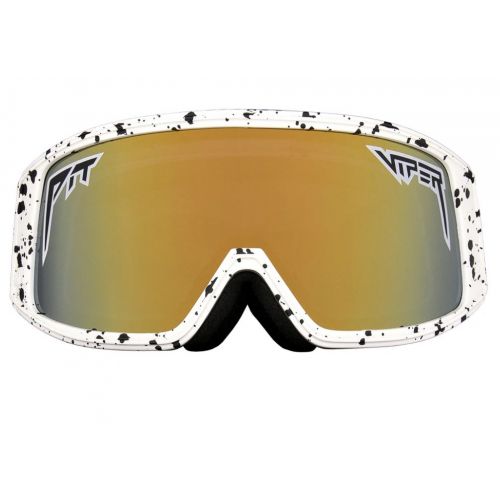 Pit Viper Goggles Midnight Colorway with Purple/Blue Revo Mirror