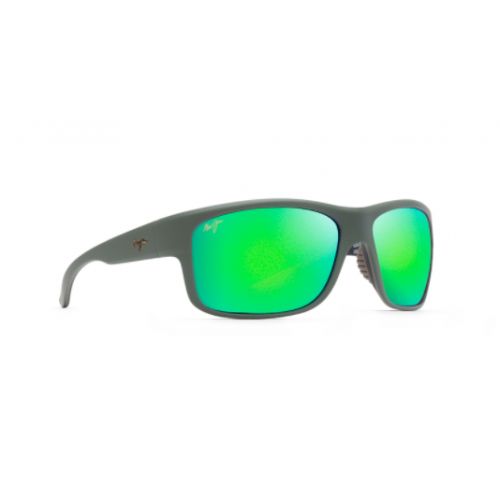 Maui Jim Southern Cross Soft Matte Khaki Brown Maui Green